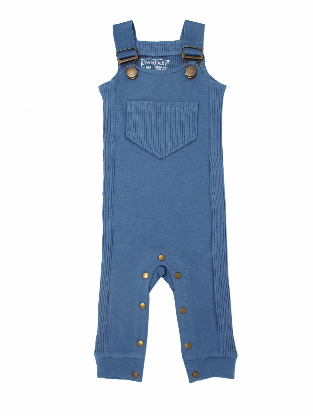 2T NWT L’ovedbaby Ribbed Overalls- Sky Blue